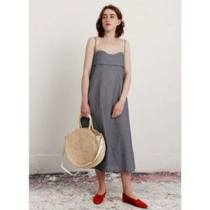 Toit Volant Verona Dress Indigo Chambray